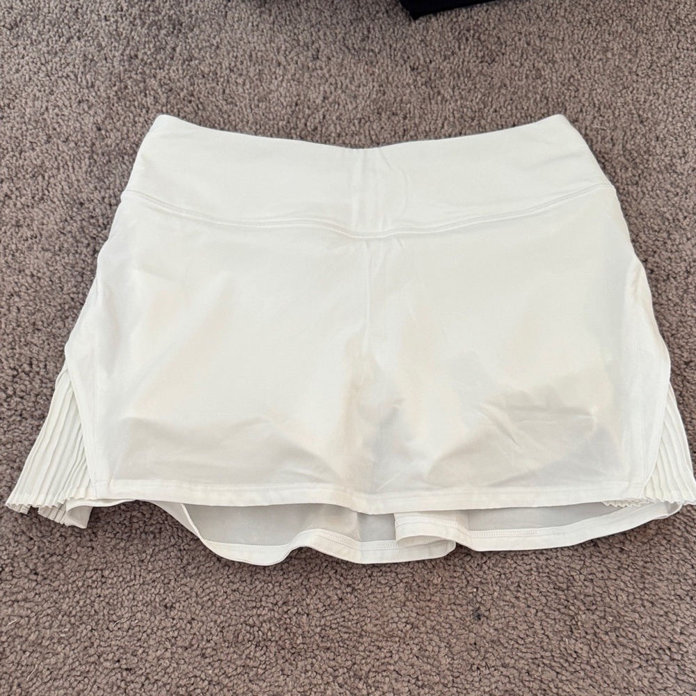 Lululemon White Tennis Skirt